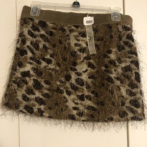 Animal print skirt NWT